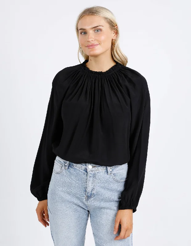 Foxwood Helena Top Black