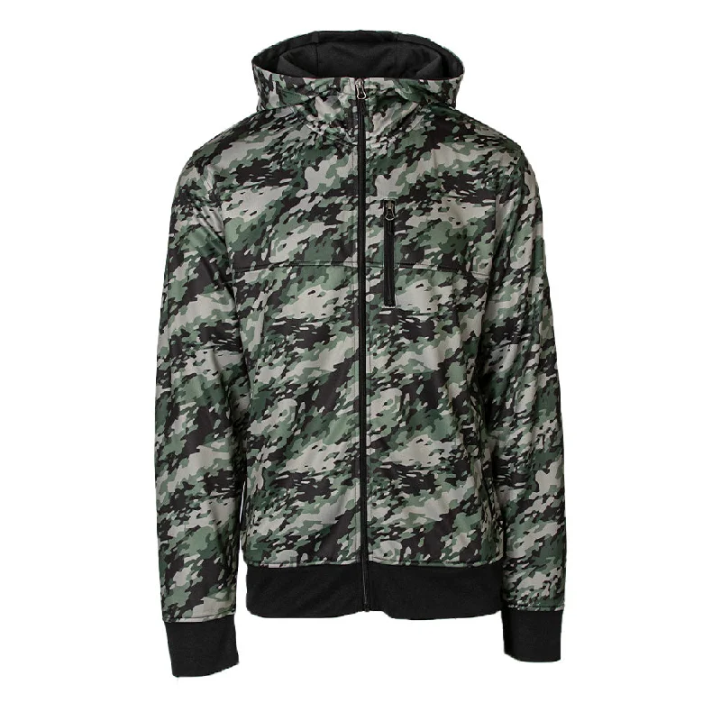 Full Zip Performance Hoodie | Geo Camo-Patriot