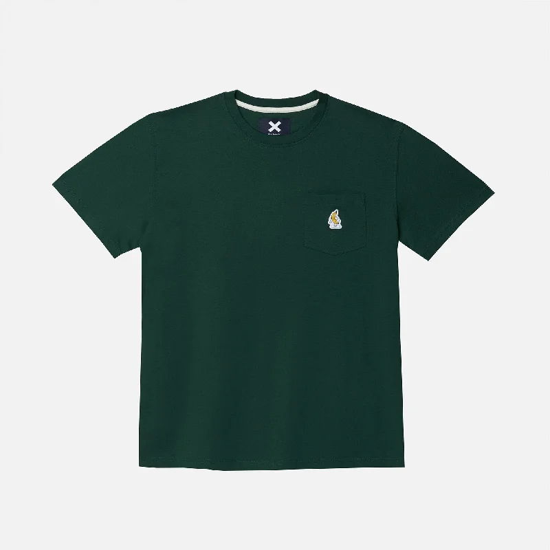 CAMISETA POCKET BANANA VERDE