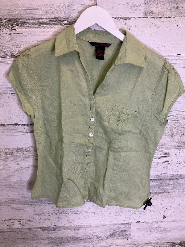 Green Top Short Sleeve Willi Smith, Size S