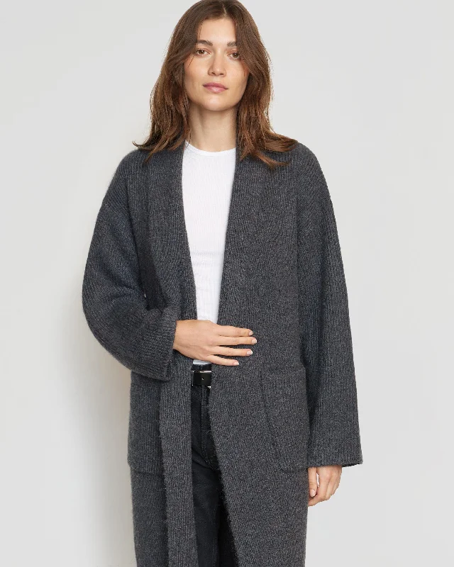 Jia Long Tie-Waist Cardigan