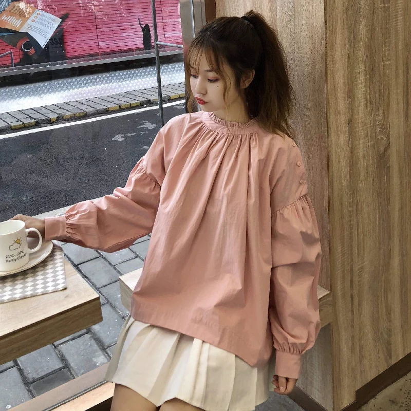 Kawaii Puff Sleeved Shirt