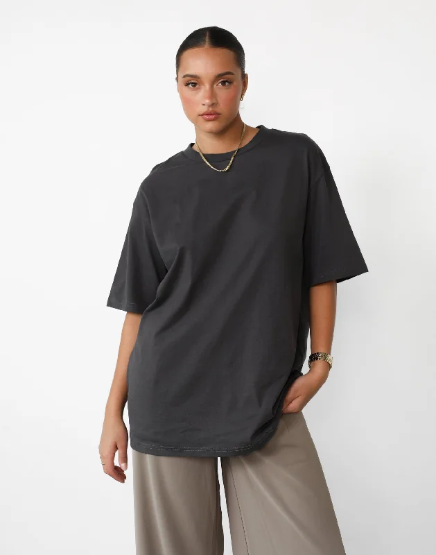 Luca Oversized Tee (Slate)