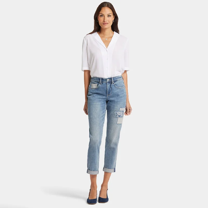 Margot Girlfriend Jeans - Indigo Stream