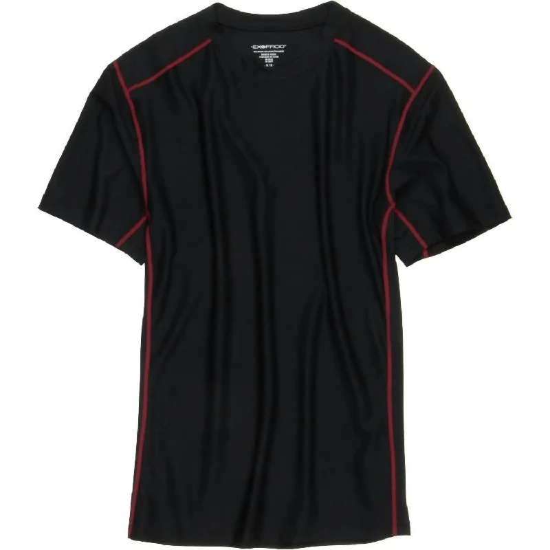 Men's Give-N-Go Sport Mesh Crew Top In Black