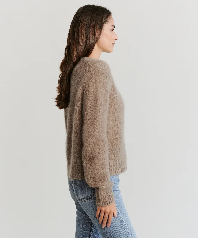 Mohair Boyfriend Cardigan