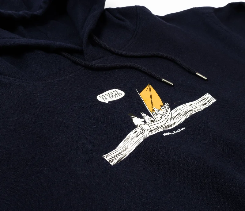 Organic Premium Hoodie Moominpappa - Navy