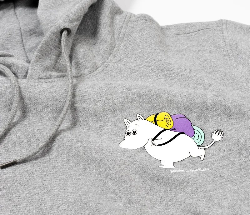 Organic Premium Hoodie Moomintroll - Grey