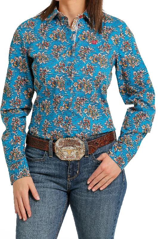 Women’s Cinch Button Down Shirt #MSW9165033