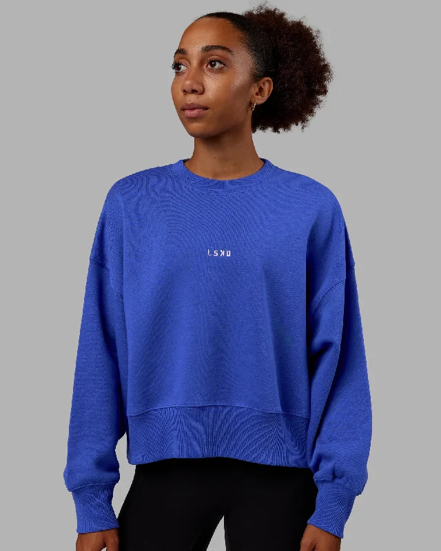 MVP Oversized Sweater - Power Cobalt