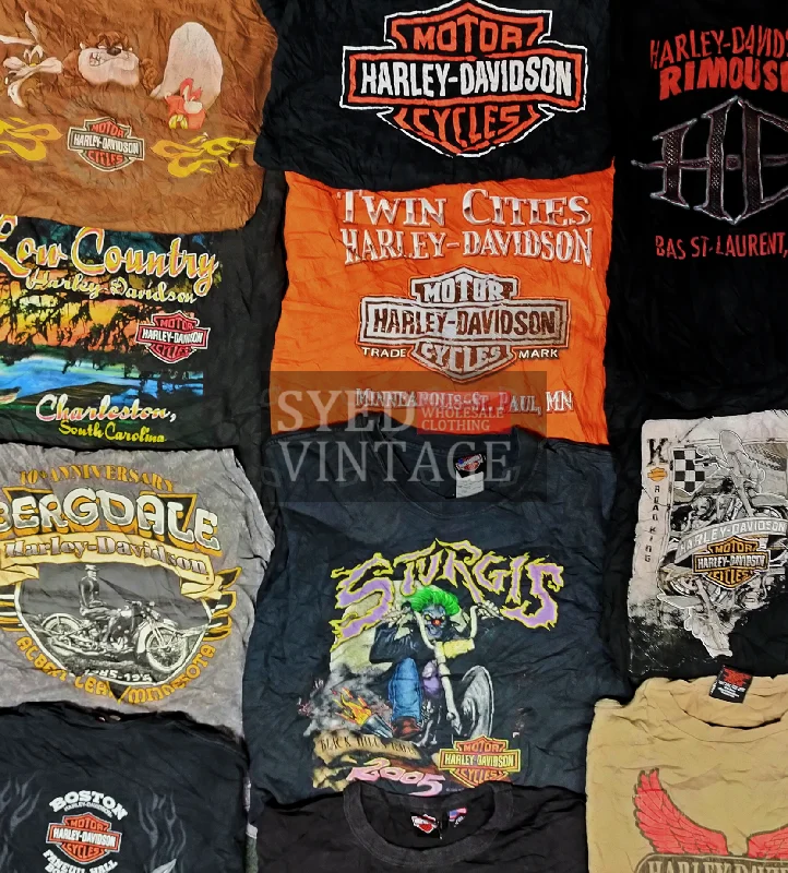 Harley Davidson Grade A T-shirts 45kg Bale