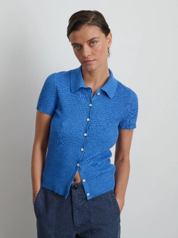 Suzanne Ribbed Polo