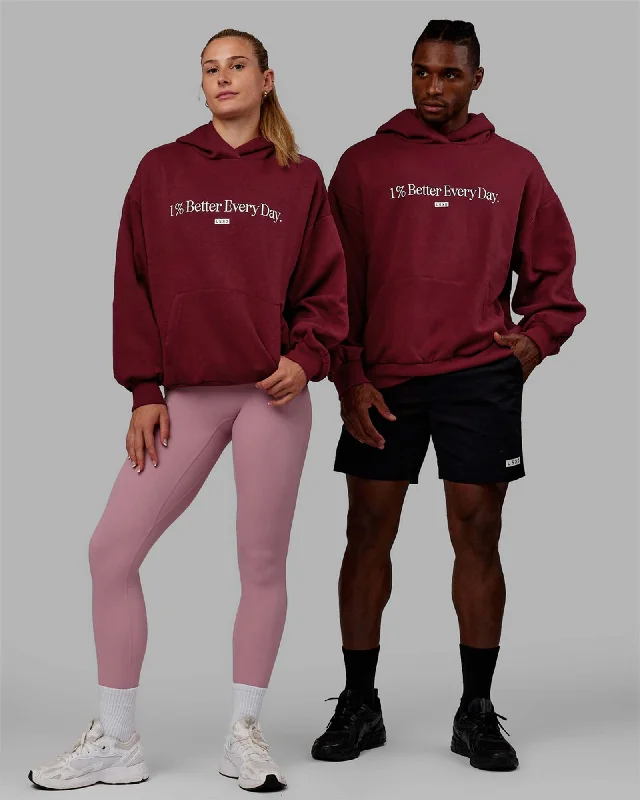 Cranberry-White / S