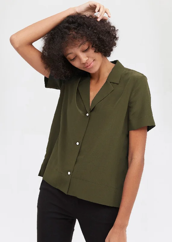 Small / olive green