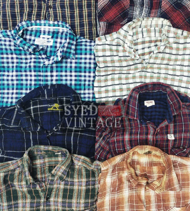 Flannel Shirts Mix Bale