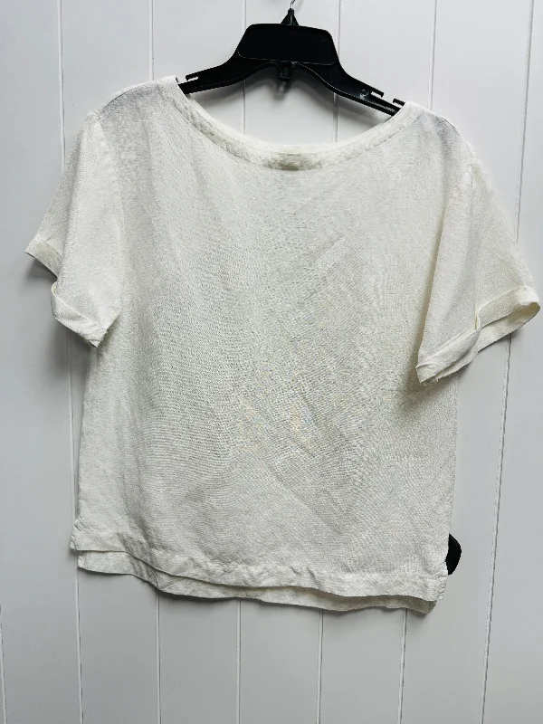 White Top Short Sleeve A New Day, Size Xs