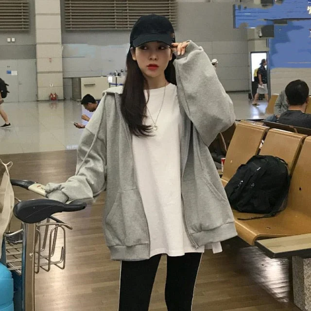 Women Oversized Hoodies for Autumn Korean Version