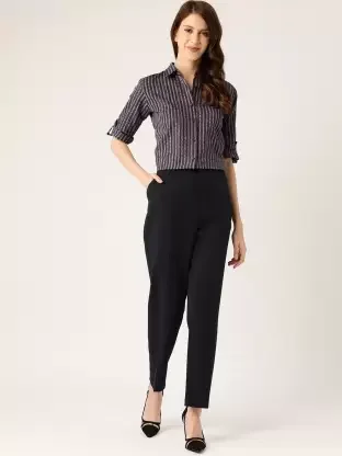 Women Striped Formal Multicolor Shirt