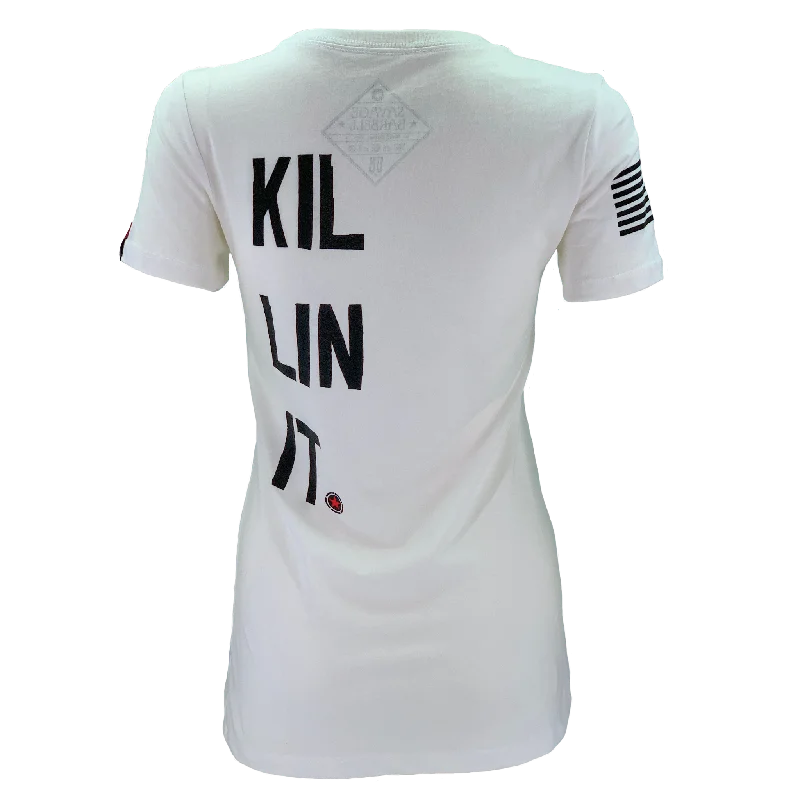 Women's T-Shirt - Killin' It - White