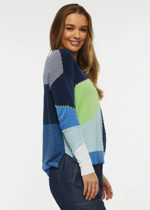 Zaket and Plover Patchwork Sweater