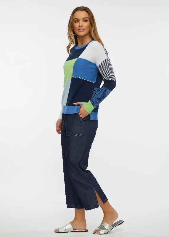 Zaket and Plover Patchwork Sweater