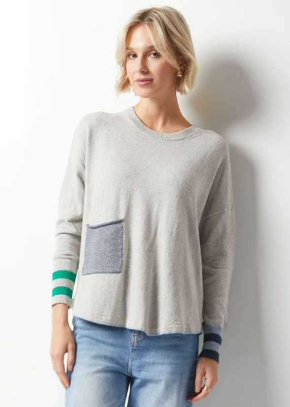 Zaket & Plover Birdseye Trim Sweater